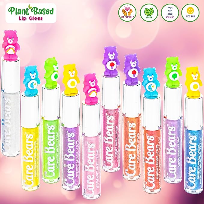 Townley Girl Care Bears 10 Piece Plant Based Lip