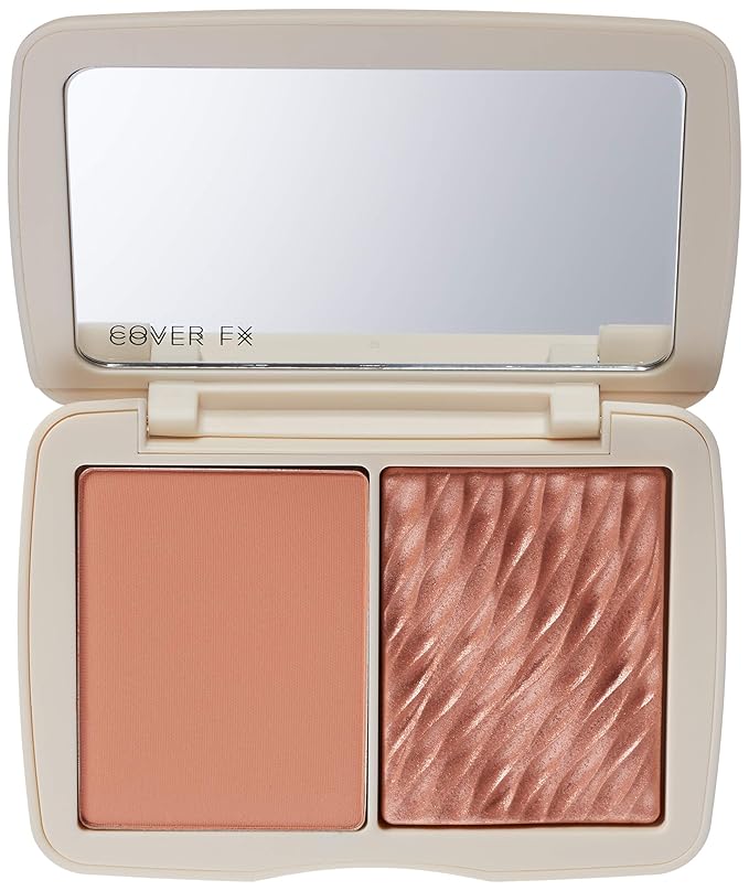 COVER FX Monochromatic Powder Blush Duo - Soft Impact Color