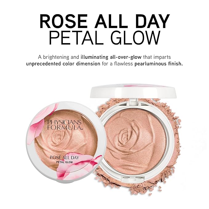 Physicians Formula Rosé All Day Highlighter Blush Face Clinicially Tested