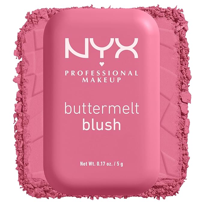 NYX PROFESSIONAL MAKEUP Buttermelt Powder Blush, Fade and The Butta