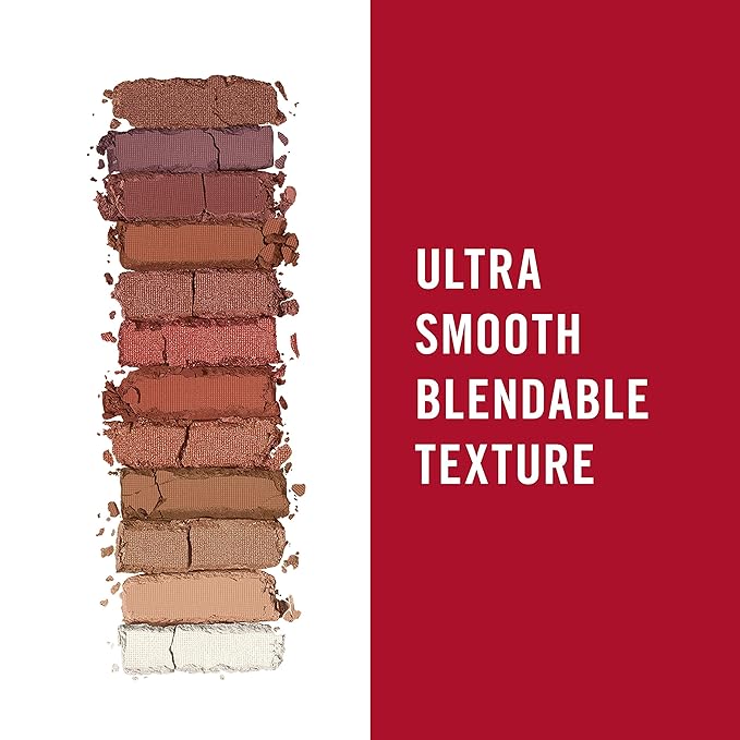 Rimmel London Magnif'Eyes Eyeshadow Palette, 12 Shades, Blendable Formula, Versatile, 005, Spice, 0.5oz