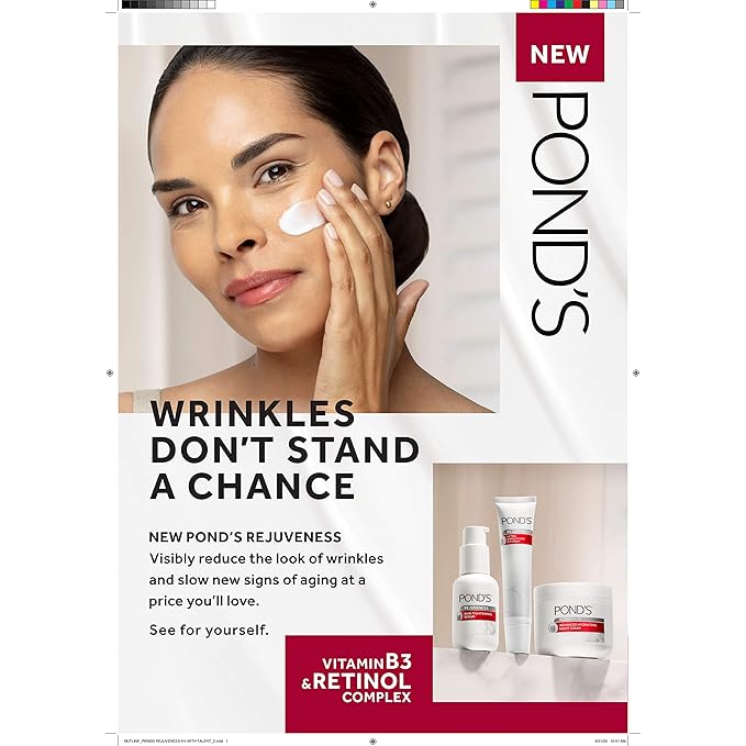 Pond's Skin Tightening Serum Visibly Tightens The Appearance Of Skin & Helps Slow New Signs of Aging Rejuveness Face Serum 1.7 Oz
