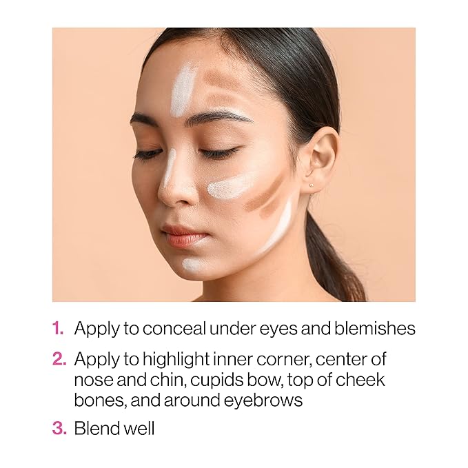 wet n wild Mega Last Incognito All-Day Full Coverage Liquid Matte Concealer, Fair Beige, 0.18 Ounce