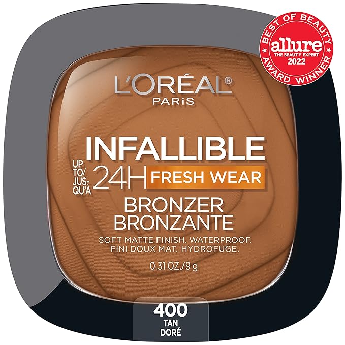L'Oreal Paris Infallible Up to 24H Fresh Wear sweatproof, Tan, 0.31 oz