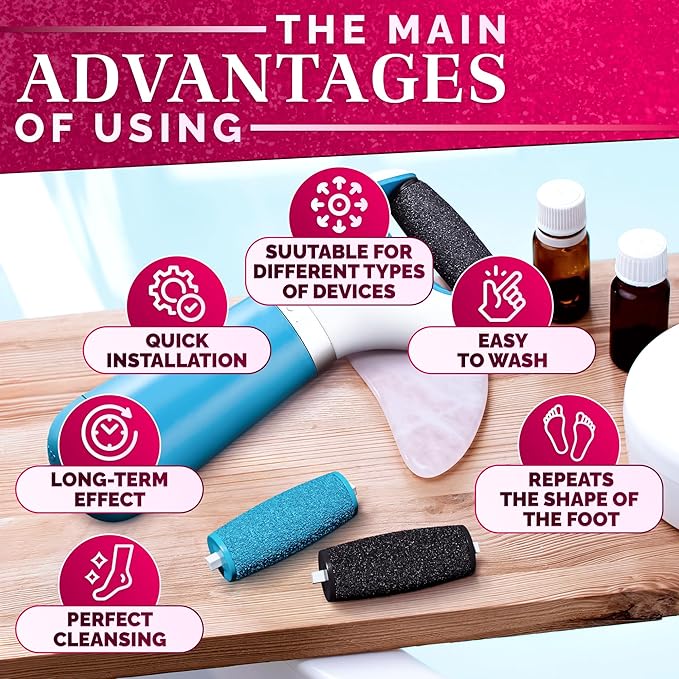 Electric callus remover for feet