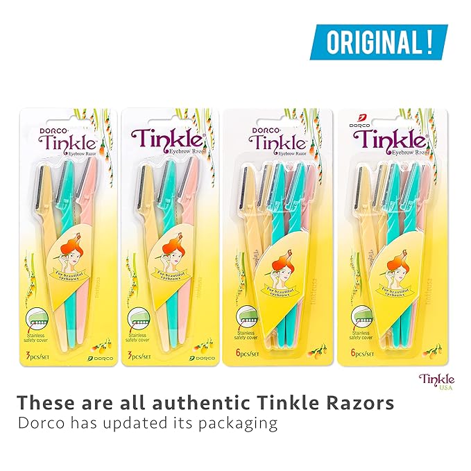 Tinkle Eyebrow Razor, 3ct per pack (3pk)