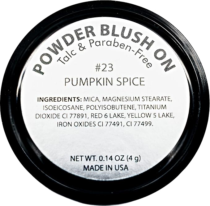 Pumpkin Spice Orange Peach Blush Pressed Cheek Blush Cruelty Free 4 G
