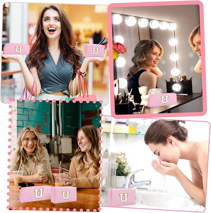 2pcs personalized initial letter makeup