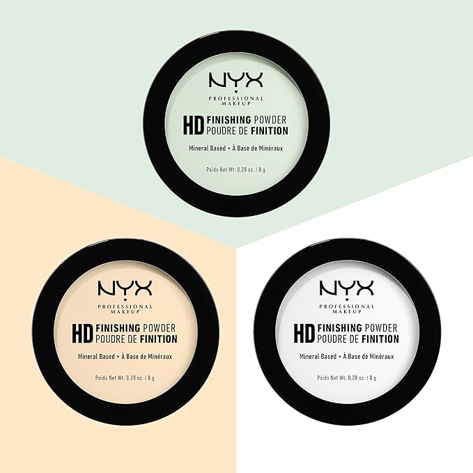 NYX PROFESSIONAL MAKEUP HD Finishing Powder, Pressed Setting - Translucent