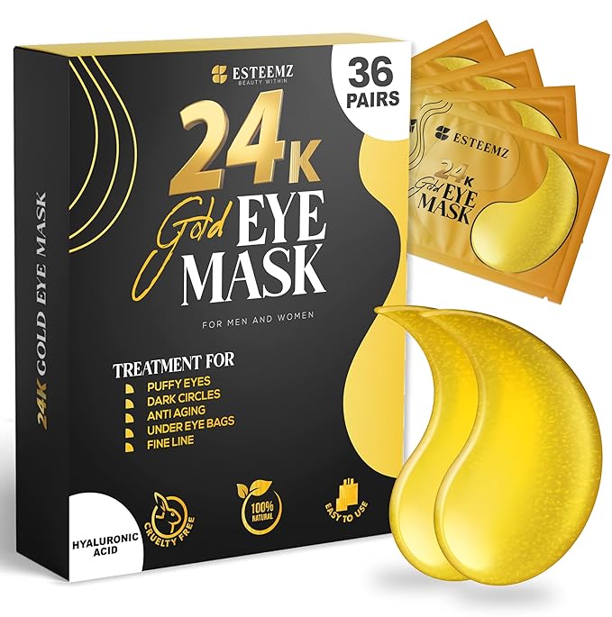 24k gold under eye patches