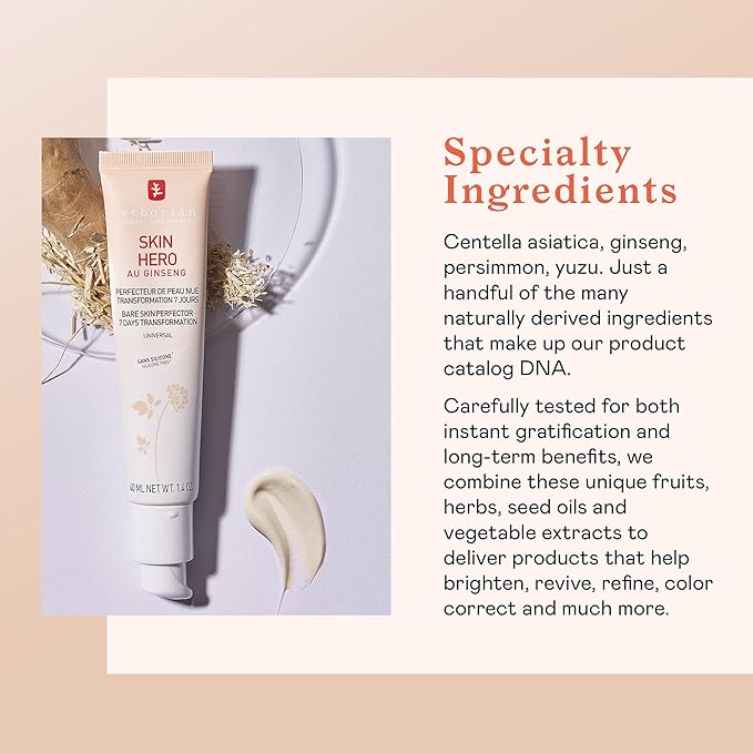 Erborian Skin Hero with White Ginseng, Facial Concealer Korean Skincare