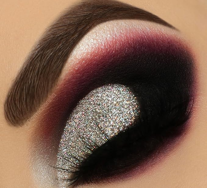 Glitter Eyeshadow Palette, Pressed Pigmented Mineral Ultra Eyeshadow