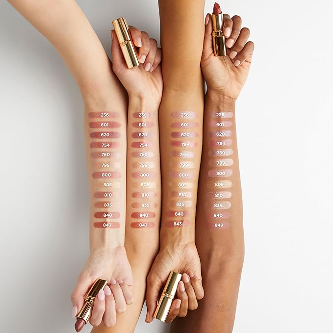 L'Oreal Paris Colour Riche Satin Lipstick for Moisturized Lips,Lip Makeup with Argan Oil and Vitamin E,Worth It,0.13 Oz