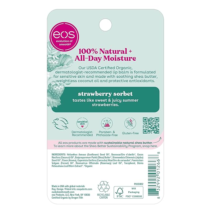 eos 100% Natural & Organic Lip