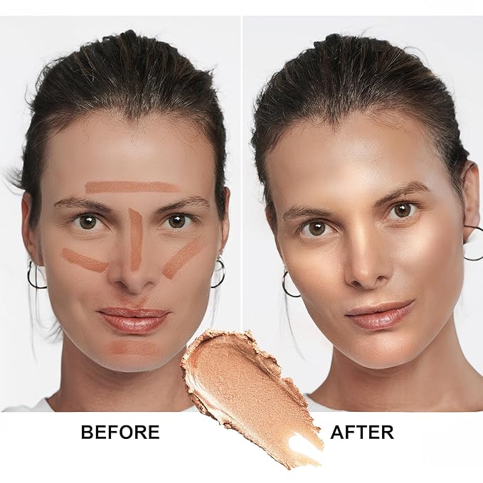 FV Cream Highlighter Stick, Blendable & Long Lasting 03 Champagne