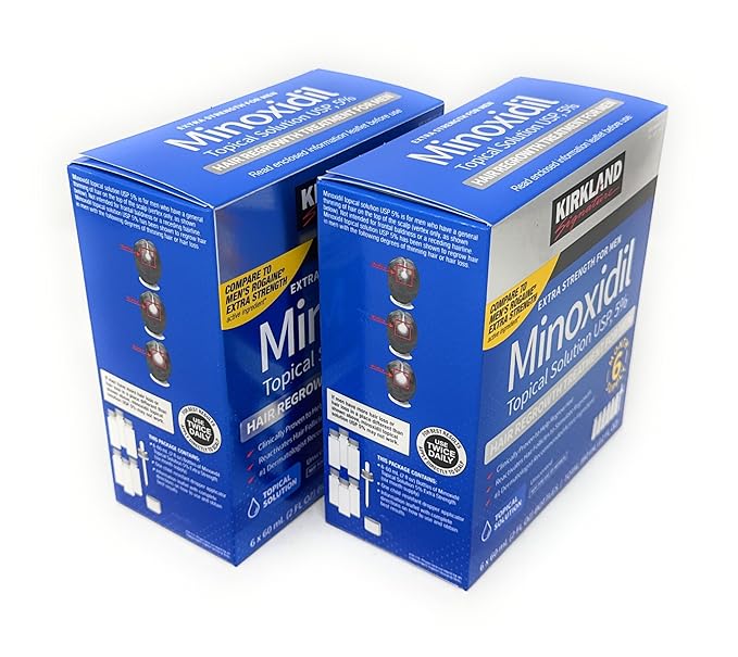 Kirkland WeyDOc Minoxidil 5 percent Extra Strength Hair Regrowth for Men, 12 Months