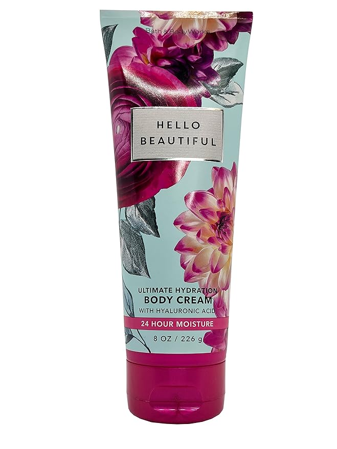 Bath & Body Works Hello Beautiful Ultra Shea Cream - 8 Fl Oz Moisturizer for All Skin Types