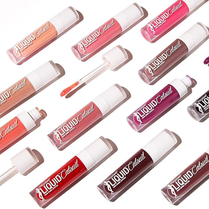 wet n wild Mega Last Catsuit High-Shine Liquid Lipstick Light Pink Chic Got Real (Pack of 2)