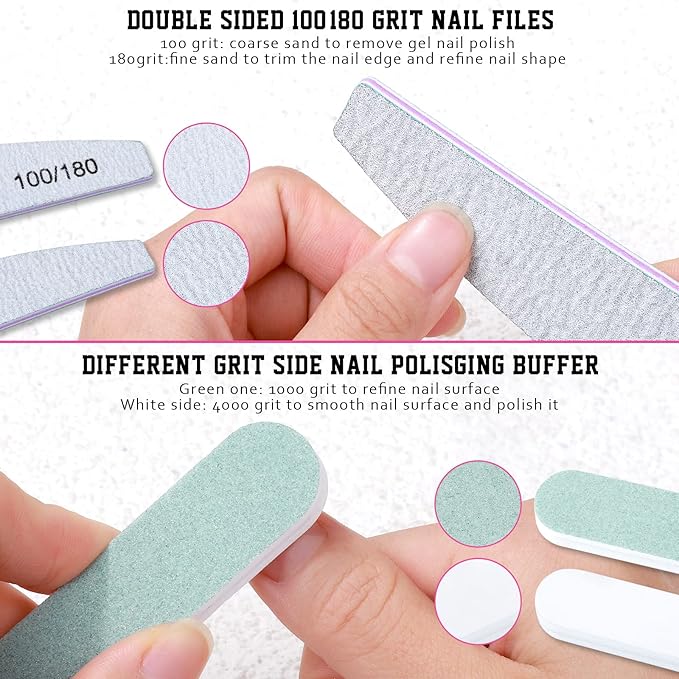 FANDAMEI Nail Buffers and Files,
