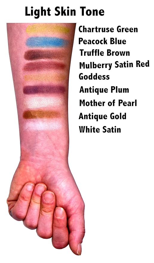 Mulberry Satin Frost Light Purple Lavender Taupe Burnt Burgundy Shimmer Pressed Powder Single Vegan Eyeshadow; Talc, Paraben & Cruelty Free