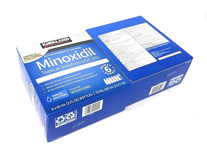Kirkland WeyDOc Minoxidil 5 percent Extra Strength Hair Regrowth for Men, 12 Months