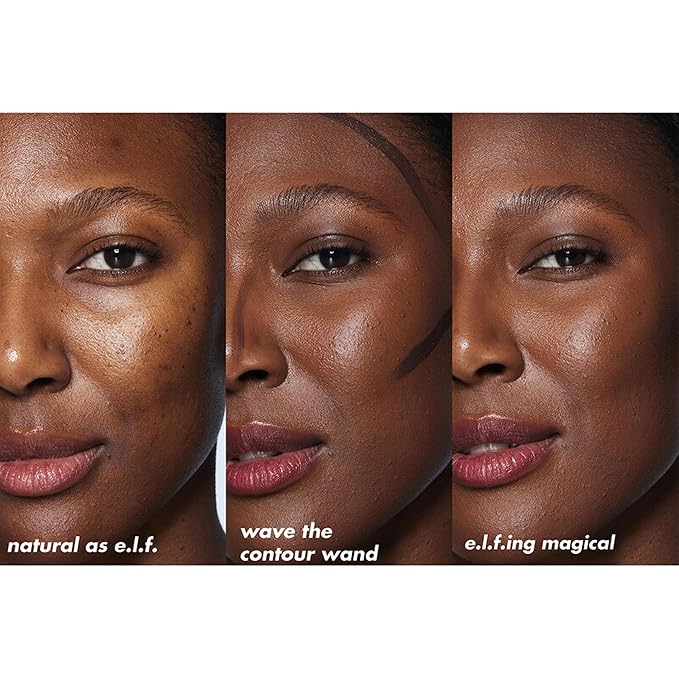 e.l.f. Halo Glow Contour Beauty Wand, Liquid Contour Cruelty-free, Deep/Rich