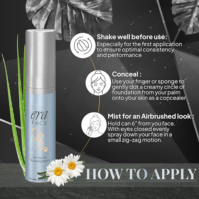 ERA Face spray makeup (Y5 Wheat, ) - Era Beauty 2.25 oz