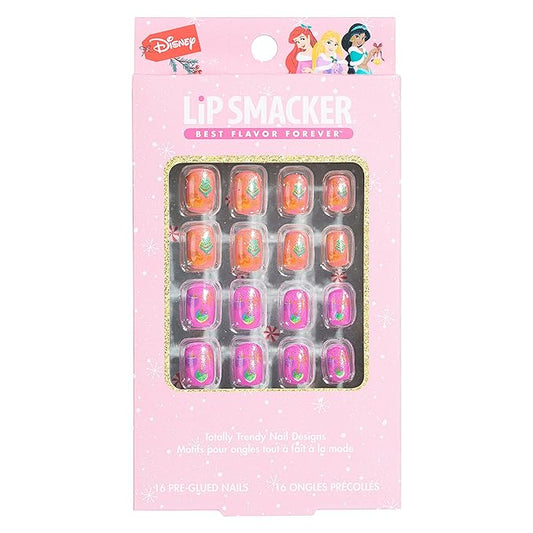 Lip Smacker Disney Princess Holiday Press On Nails Stocking