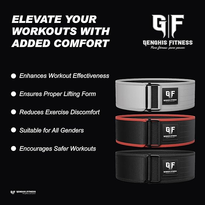 4" Self-Locking Nylon Lifting Belt - Lightweight