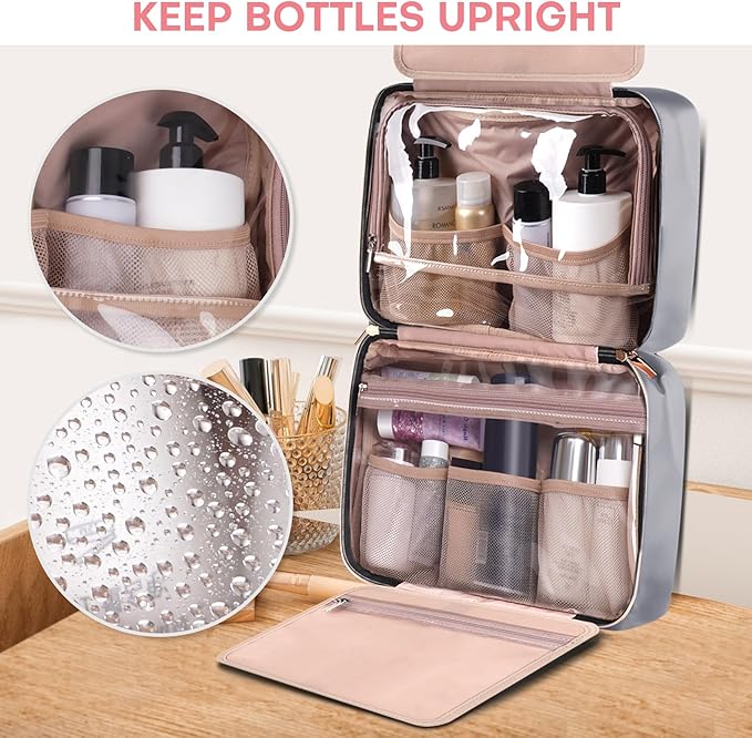 Travel toiletry bag for women,