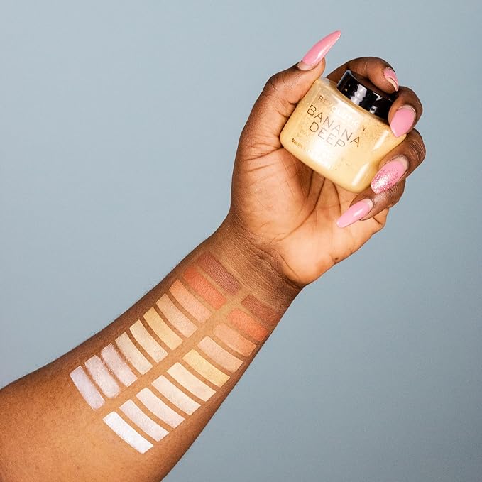 Revolution Beauty, Loose Baking Powder, Makeup Setting Powder, Banana Light, 1.13 Oz