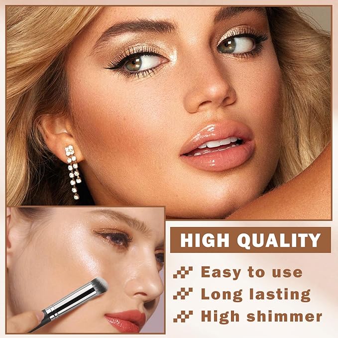 Contour Powder Highlighter Powder Contour Palette,2 In 1 Palette,Face