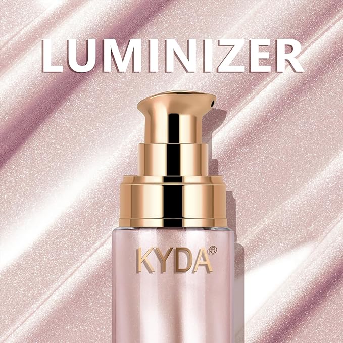 Body Shimmer Oil,Liquid Glow Illuminator Body Luminizer Glow Fl Oz#107
