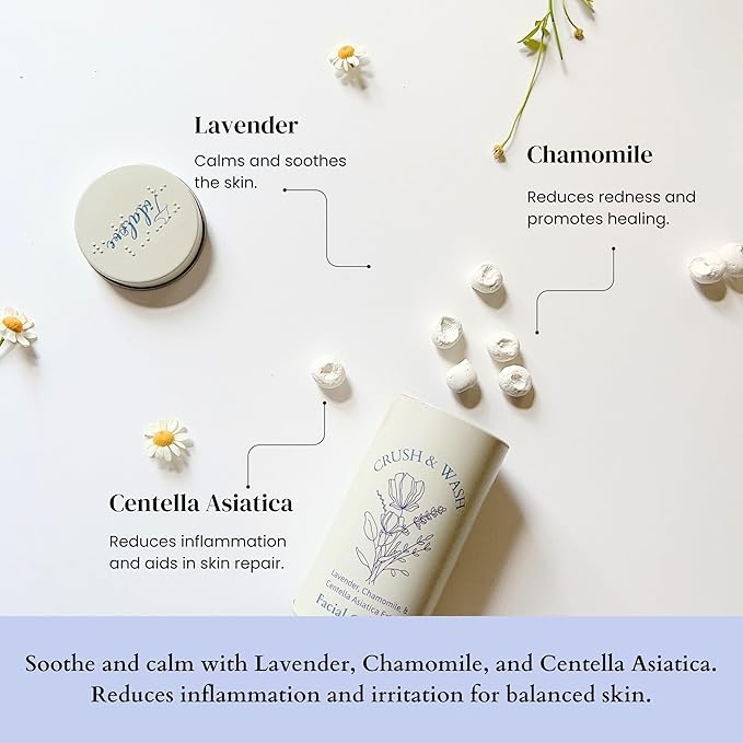 3-in-1 Solid Facial Cleanser, Exfoliator, and Wash-off Mask