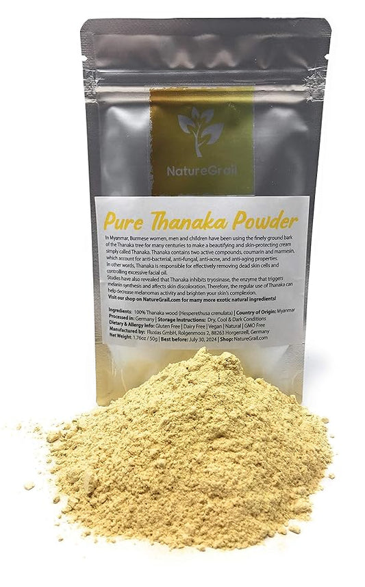 Pure Thanaka Powder - Tanaka From Thailand - / 50g 76oz