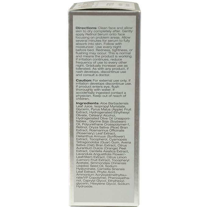 Professional Skin Care Retinol Face Serum Skin Care Booster. Anti-Wrinkle Facial Serum Targets Deep Wrinkles & Dark Spots. 1 Fl Oz