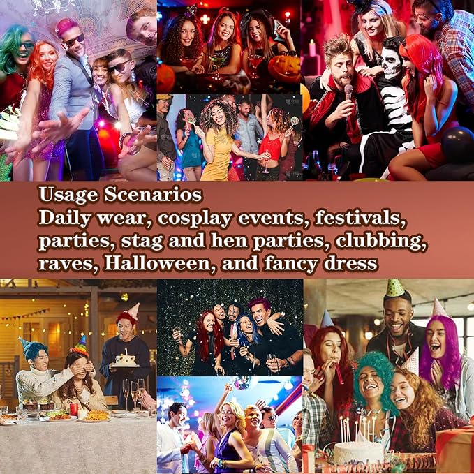 Orange Hair Color Wax, Temporary