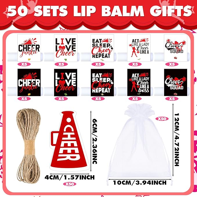 50 Sets Cheer Gifts Bulk 50