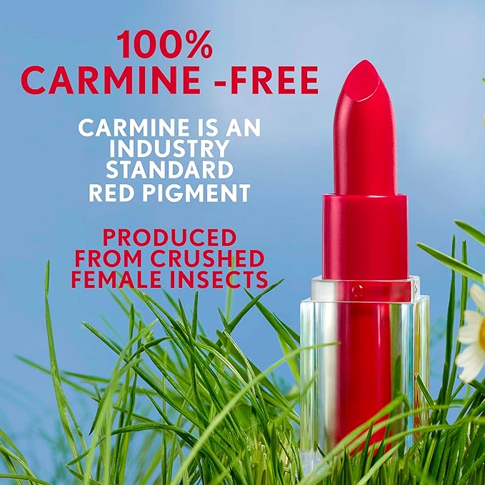 COVERGIRL Clean Lip Color, Cherrywood, Satin Finish, Squalane, Avocado & Aloe, Carmine-Free, Non-Drying, 0.12oz