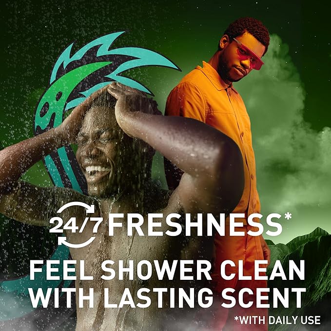 Old Spice Cleansing Body Wash for Men, 3X Defense, 24/7 Shower Fresh with Lasting Scent, 2-in-1 Body & Face Wash, Dragonblast Scent, 24 oz (Pack of 4)