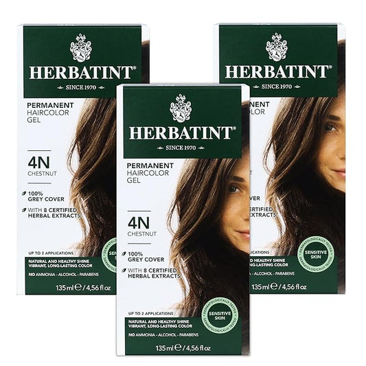 Herbatint Permanent Haircolor Gel, 4N