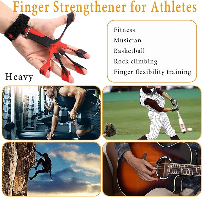 Grip Strength Trainer/Forearm Strengthener 2PCS Upgraded Rehabilitation/10 Resistance