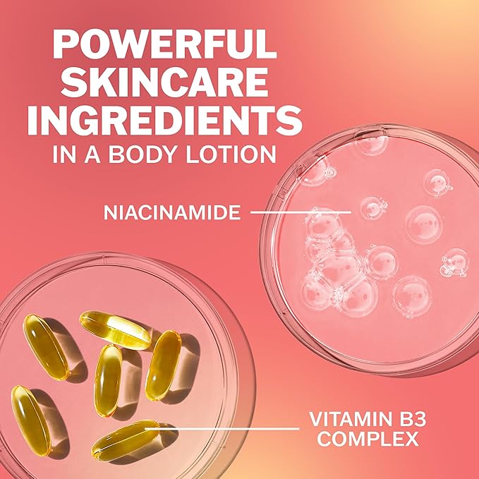 Olay Body Lotion for Women, Age Defying with Niacinamide Serum, Visibly Reduce Signs of Skin Aging, 24hr Moisture & Hydration, Fast Absorbing Formula, Vitamin B3 Complex, For All Skin Types, 17 fl oz