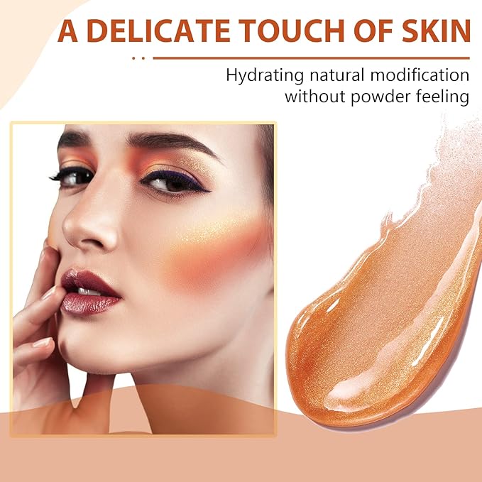 Liquid Highlighter Beauty Wand, Highlight Bronzer Stick with