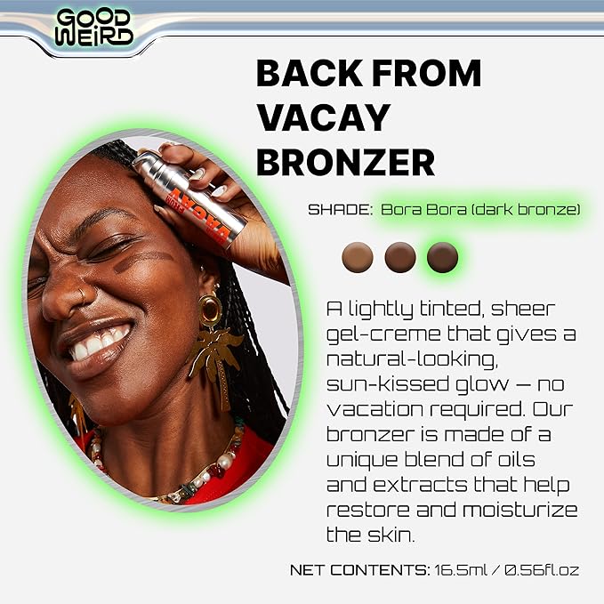 GOOD WEIRD Back From Vacay Bronzer - Vegan (Dark Bronze)