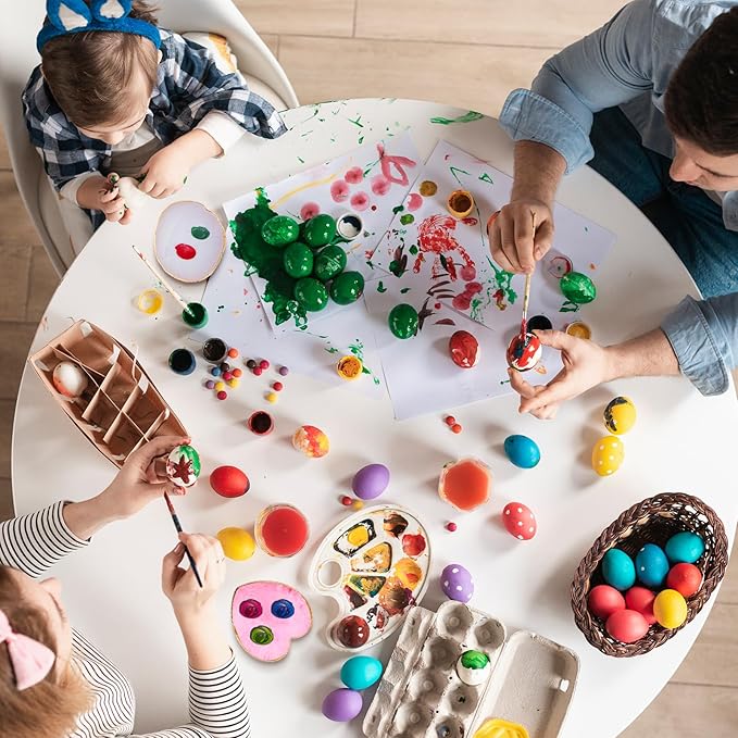 2pcs Heart-Shaped Resin Nail Art Palette, Gold Edge