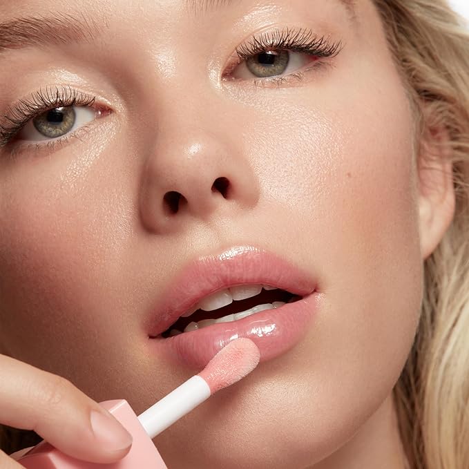 ColourPop So Juicy Plumping Glossy Lip Oil - Hydrating & Plumping Lip Oil with a Sheer Wash of Non-Sticky Color - Infused with Peptides, Ceramides & Ginger - Baby Panda (0.29)