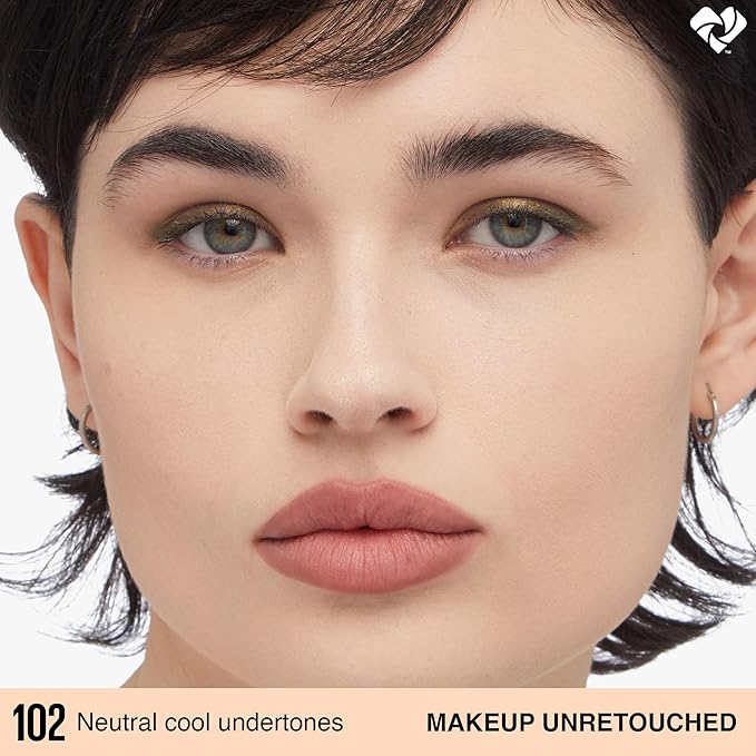 Maybelline Super Stay Lumi-Matte Foundation, Lightweight and Buildable Full Coverage Foundation Makeup For Up To 30HR Wear, 102, 1 Count