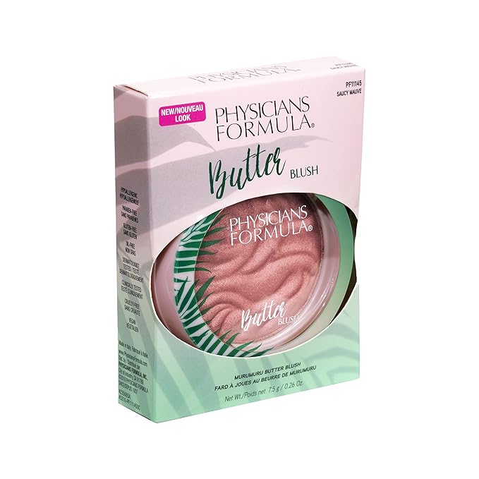Physicians Formula Murumuru Butter Blush Makeup Powder, Saucy