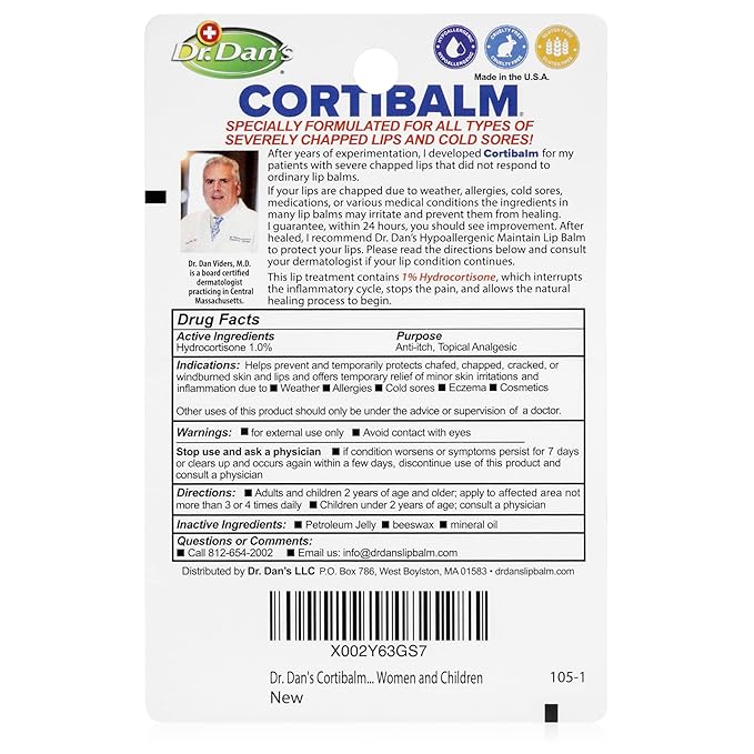 Dr. Dan's Cortibalm-6 Pack-for Dry Cracked